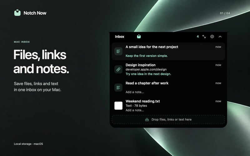Notch Now on a Mac